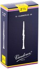 Vandoren Traditional Bb Clarinet Reeds Strength 2 5 Box Of 10