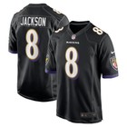 Men s Ravens  8 Lamar Jackson 2025 Jersey