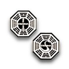 Lost Dharma Collectibles Lost Dharma Initiative Station Enamel Collector Pin Set