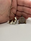 Vintage Glossy Bone China Collie Dog Tiny Figurine Miniature Trinket Mini