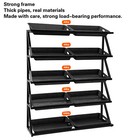 Retail Display Rack Market Shelf Merchandiser Fruit Vegetable Snack W  10xbasket