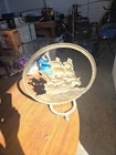 Antique Cast Iron Sailing Ship Radio Speaker Cover Frame Nautical Galleon