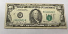 1977  100 Federal Reserve Note Seal serial Number Offset Error Circulated Note