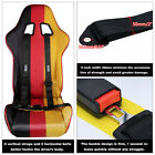 2pcs 4 Point 2  3  Racing Harness Seat Belt W  Button Release Universal Atv Utv