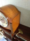Perivale Coronet Art Decor Westminster Chime 8 Day Mantle Clock Working Key V G