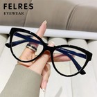 Cat Eye Anti Blue Light Eyeglasses Women Classic Clear Lens Glasses Frames New