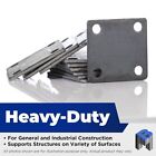 5  X 5  Heavy Duty Square Flat Steel Metal Base Plate With Holes   8 Pieces