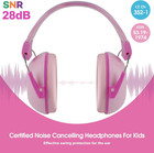 Kids Noise Reduction Earmuffs Snr 28db Hearing Protection Foldable Design