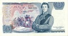 Bank Of England Great Britain 5 Pounds  Nd  Choice Good Very Fine 