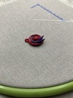 Hand Painted Charm    the Promise    Cross Stitch Embellishment