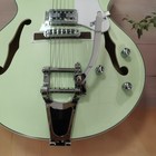 Us Warehouse 6119 Surf Green Jazz Style Electric Guitar Maple Hollow Body