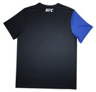 Reebok Ufc Fight Kit Jersey Men   s Xl Black Blue Performance Training Shirt New