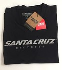 Santa Cruz Bicycles Black Ss Short Sleeve Sport Tech Stacked Tee T Shirt