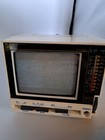 Tele Handy Mini Tv Television Htv-001 1988 White Portable B w 4 5 