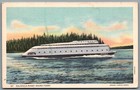 Kalakala-puget Sound Ferry Vtg Linen Pc 5a-h2640 -pb119s