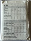 Misses Size 6-24 New Uncut Pants  Craftan Or Top Sewing Pattern  Simplicity 5731