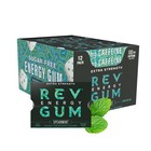 Rev Gum Caffeine Energy Gum   Extra Strength 100mg Of Caffeine Per Gem  