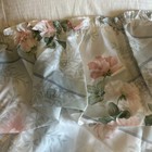 Cottagecore Vtg Springs Home Ruffled Shower Curtain Floral Usa Made 66x67