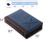 Bible Cover Large Faux Leather For Men Carrying Case Convenient Handle Original