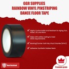 Red Vinyl Pinstriping Tape  1 In  Wide X 108 Ft  Length