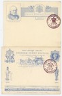 1890 Penny Post Jubilee Fdc Env   Card Both Cancelled South Kensington Smaller