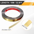 Wall Molding Trim 32 8ft X 0 8 Inch Peel And Stick Strip Brushed Gold