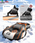 Snow Tube With Towable Leash  Airsfish Inflatable Snow Sled Heavy Duty Cover Wea
