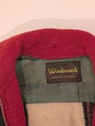 Vintage Windward Red Wool Zipper Pocket Jacket M s See 