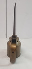 Vintage Eagle Lever Pump Oil Can Oiler Gold With Fixed 6  Spout   Works  
