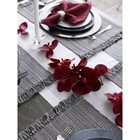 Gray Fringe Variegated Placemats  set Of 6  - Design Imports