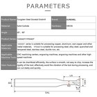 Carbide Dovetail Milling Cutter Cnc Tool 30 45 60 Degree Machining Tool