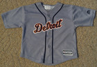Majestic Kids Size 24m - Detroit Tigers Miguel Cabrera Baseball Grey Jersey   