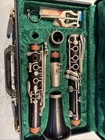 Wooden Normandy 10 Clarinet Made In France With Case 