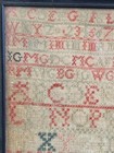Tapestry Embroidery Sampler Made In 1805 Antique Mitchell Muth 44 5 X 23cm