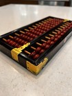 Vintage Lotus     Flower Brand Abacus 13 Rods Chinese 91