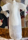 Vintage 13    Fancy White Cotton Dress For French Or German Antique Doll Lot 12126