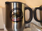 2 New In Box Antique Cat Caterpillar Machine Owners Club Coffee Mugs Stainless
