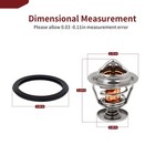 Thermostat W  O-ring For Honda Rancher 420 Trx420fe fm te tm 07-24 19300-hn8-305