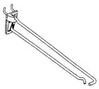 Southern Imperial 6  Scanning Hooks  Gray  Box Of 100  For Retail Displays