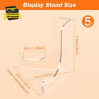 5 Pack Acrylic Display Stand  Plate Stand For Display  Clear Easel Stand  Displa