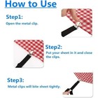 4pcs Triangle Bed Sheet Mattress Holder Fastener Grippers Clips Suspender Straps
