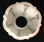 Art Nouveau Deco Frosted   Clear Glass Lamp Shade Tulip 2 3 8  Fitter 4 1 2 