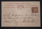 1902 China Postcard Cover Italian Army In China Shanghai To Bitonto Italy