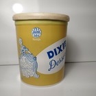 Vintage Dixie Dessert North Carolina 1 Quart Ice Cream Carton Waxed Cardboard