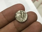 Ancient Silver Coin Indo Scythian King Azes Ii Ar Drachm  C 35 Bc   pk19 