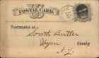 Mcewensville Pa Centennial Stamping Pad Advert Postal Card Fancy Cancel C1880s