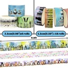 Cute Washi Tape Set - 24 Rolls Kawaii Animals Decorative Washi Tape For Scrap   