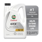 Castrol Gtx 5w-30 Synthetic Blend Motor Oil  5 Quarts