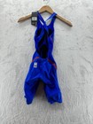 Nwt - Speedo Women s Lzr Racer X Open Back Kneeskin Swimsuit Blue red Size  21
