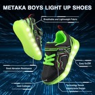 Toddler Boys Girls Light Up Shoes Led Flashing Lightweight Mesh Breathable